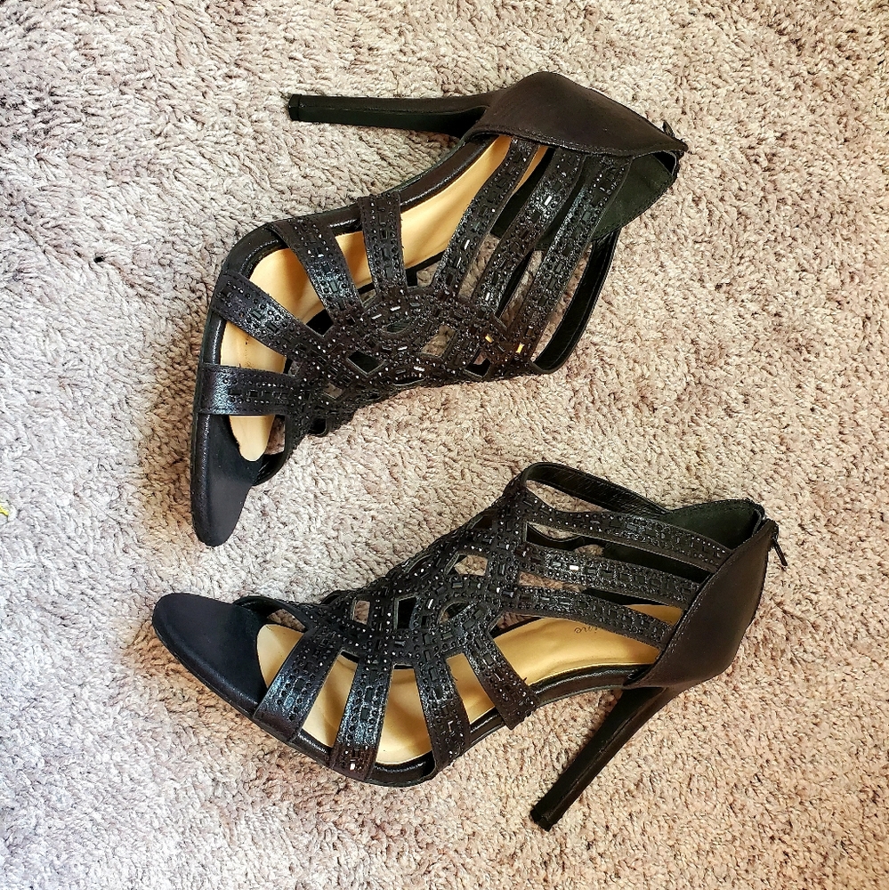 Lauren Lorraine black heels - Picture 1 of 5